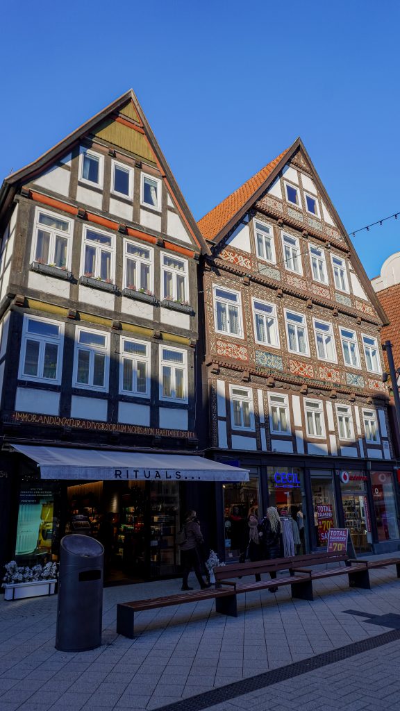 Fachwerkhäuser in der Detmolder Altstadt