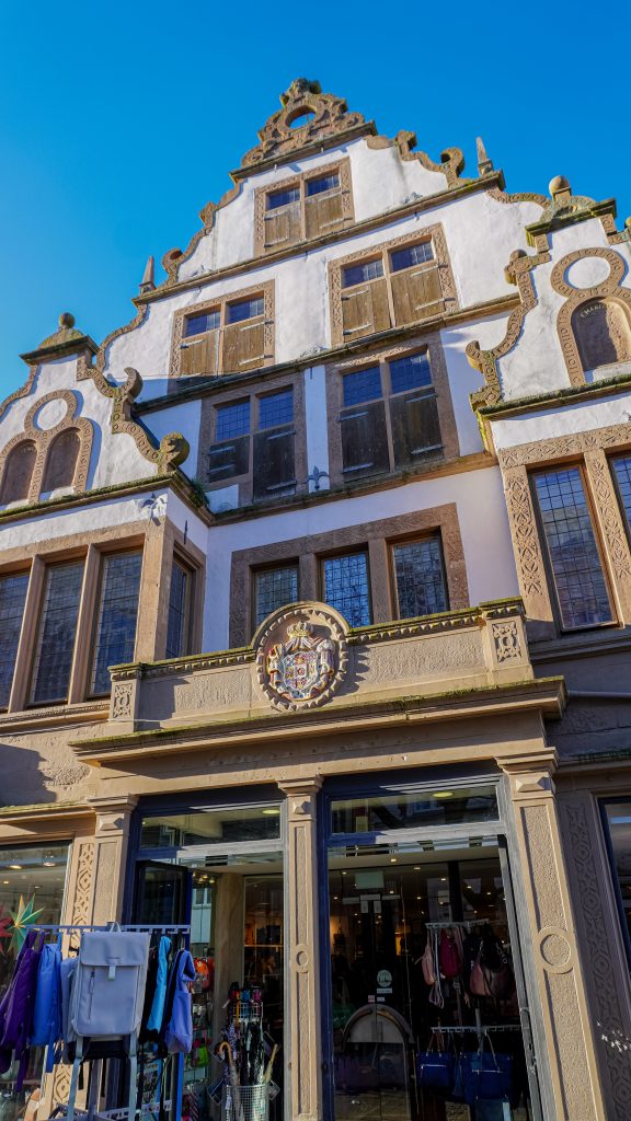 Fassade in der Detmolder Altstadt