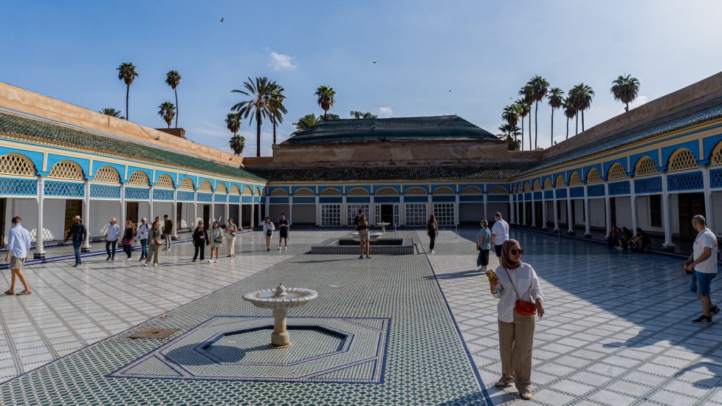 Blick auf den Palais de la Bahia