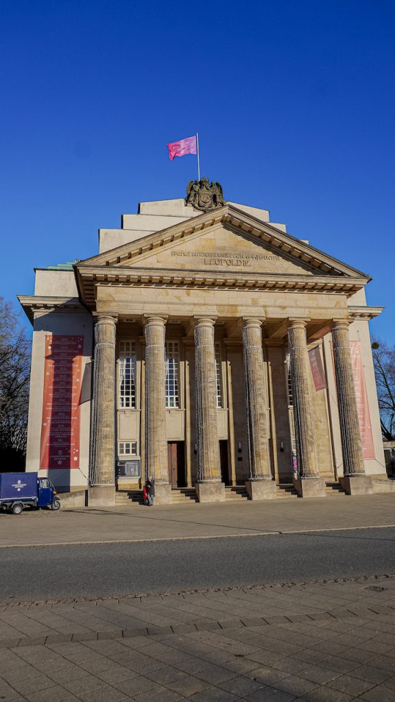 Außenansicht des Landestheaters Detmold