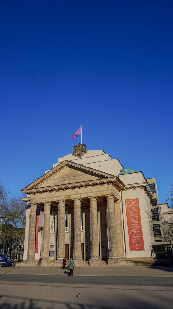 Außenansicht des Landestheaters Detmold
