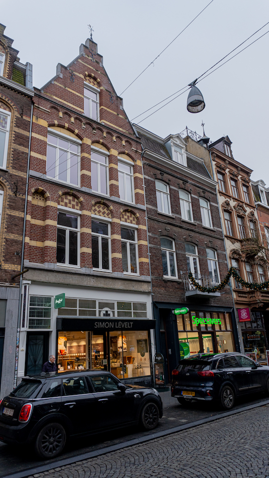 Häuserfassade in Maastricht Wyck