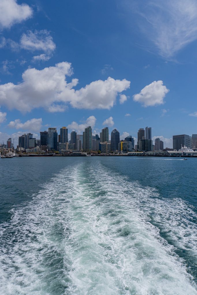 Blick auf die Skyline von San Diego