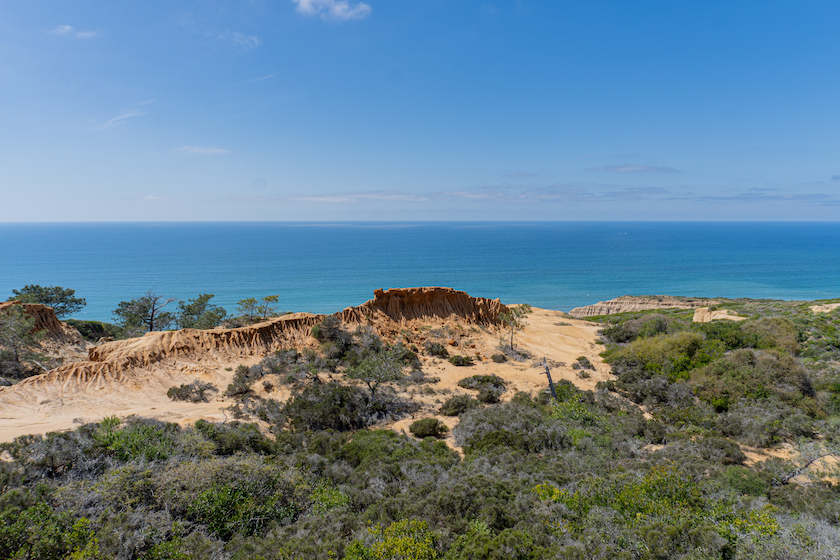 Blick vom Broken Hill Lookout im Torrey Pines Reserve