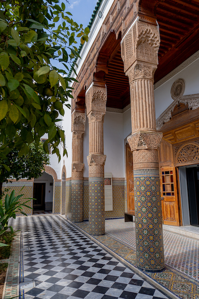 Impression aus dem Innenhof des Dar el Bacha