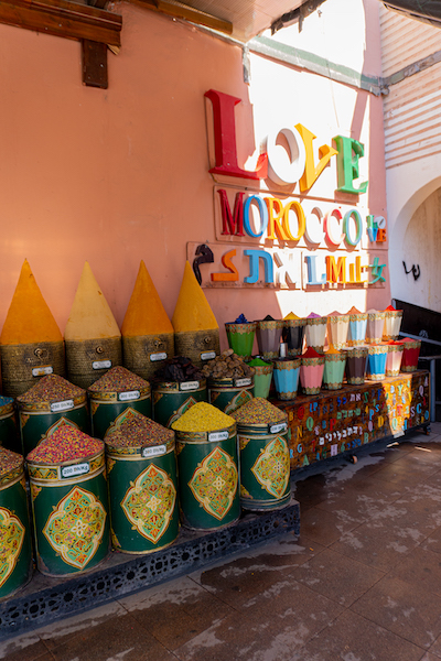 Gewürzstand am Place des Ferblantiers