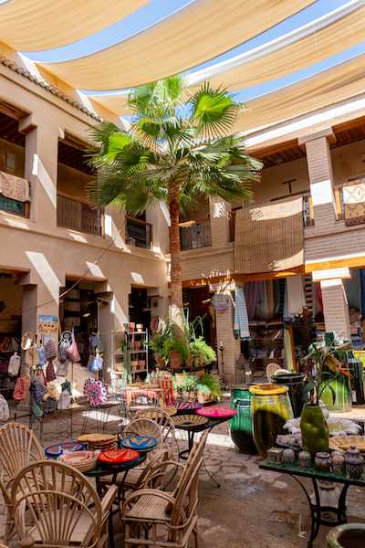 Hinterhof in Marrakesch