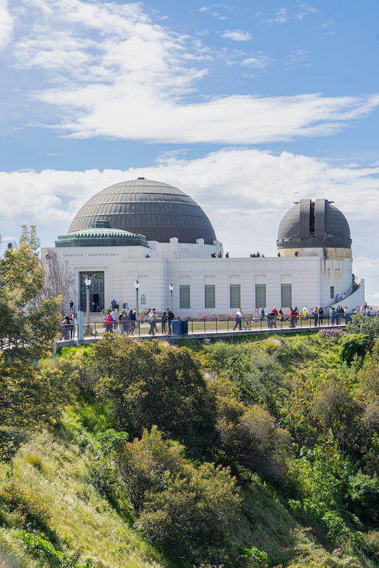Blick auf das Griffith Observatory
