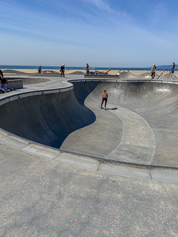Skatepark am Strand von Venice