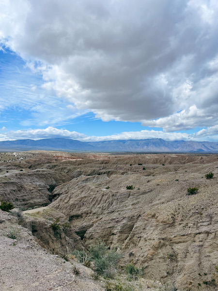 Aussicht im Anza Borrego Desert State Park