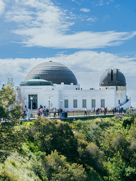 Blick auf das Griffith Observatory