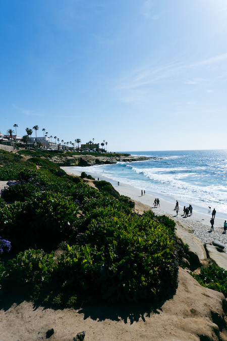 Bliack auf die Küste in La Jolla