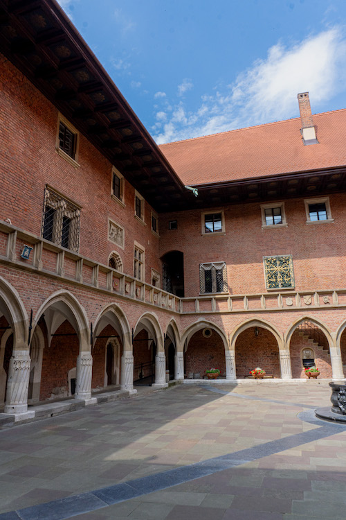 Innenhof des Collegium Maius Krakau