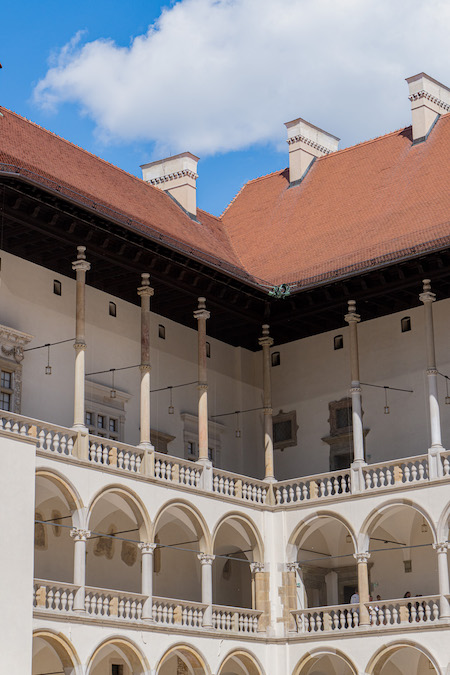 Innenhof im Schloss Wawel