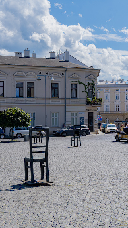 Platz der Ghettohelden in Krakau Podgorze