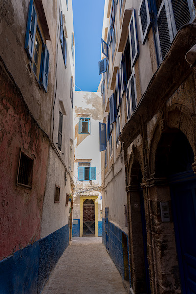 Gasse in der Medina von Essaouira