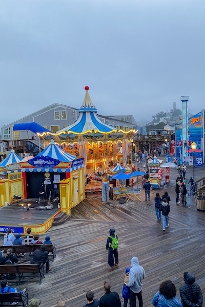 Fahrgeschäfte am Pier 39