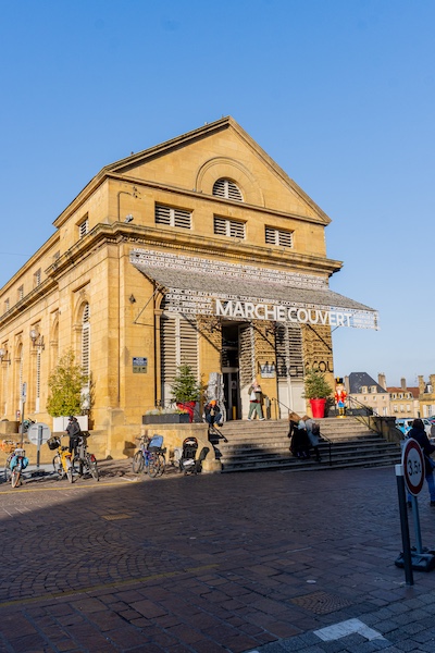 Blick auf den Marché Couvert in Metz