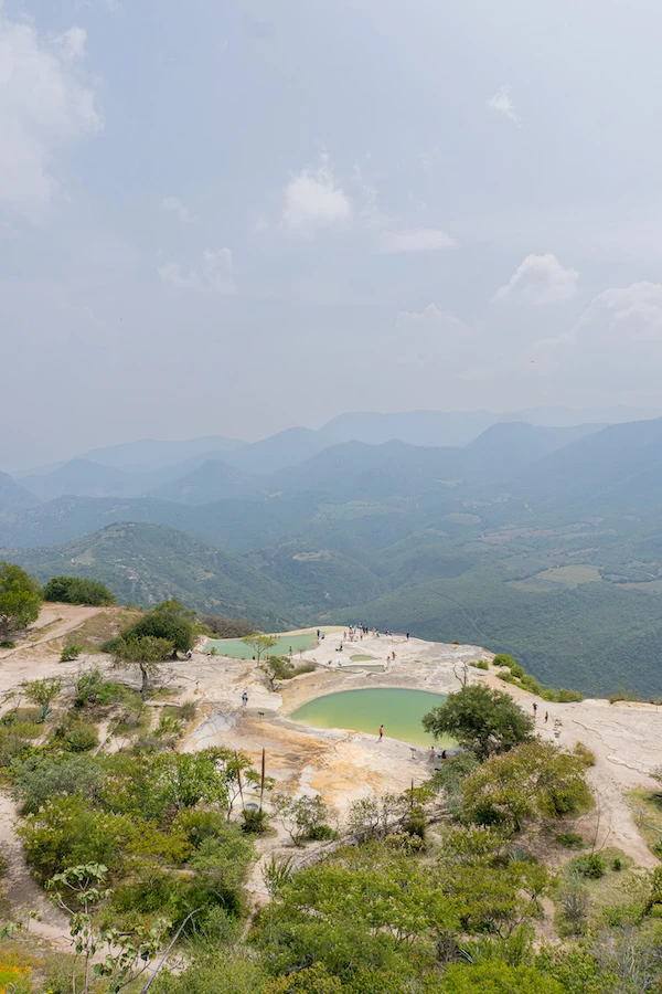 Natürliche Pools in Hierve el Agua