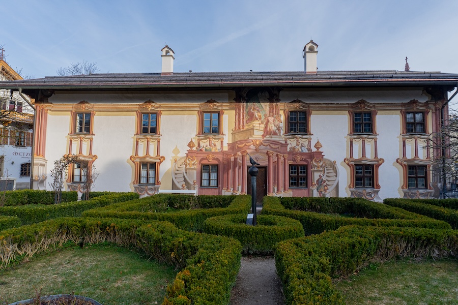 Lüftlmalerei in Oerbammergau