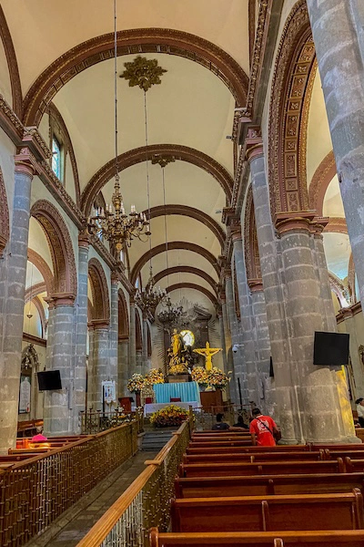 Inneres der Kathedrale von Oaxaca