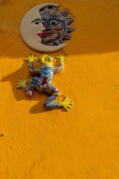 Froschkeramik in Puebla